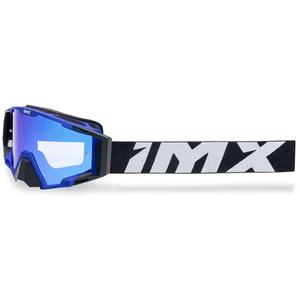 Motocrossbriller iMX Sand sort-blå med iridium plexiglas