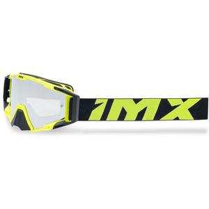 Motocrossbriller iMX Sand gul-sort med iridium plexiglas