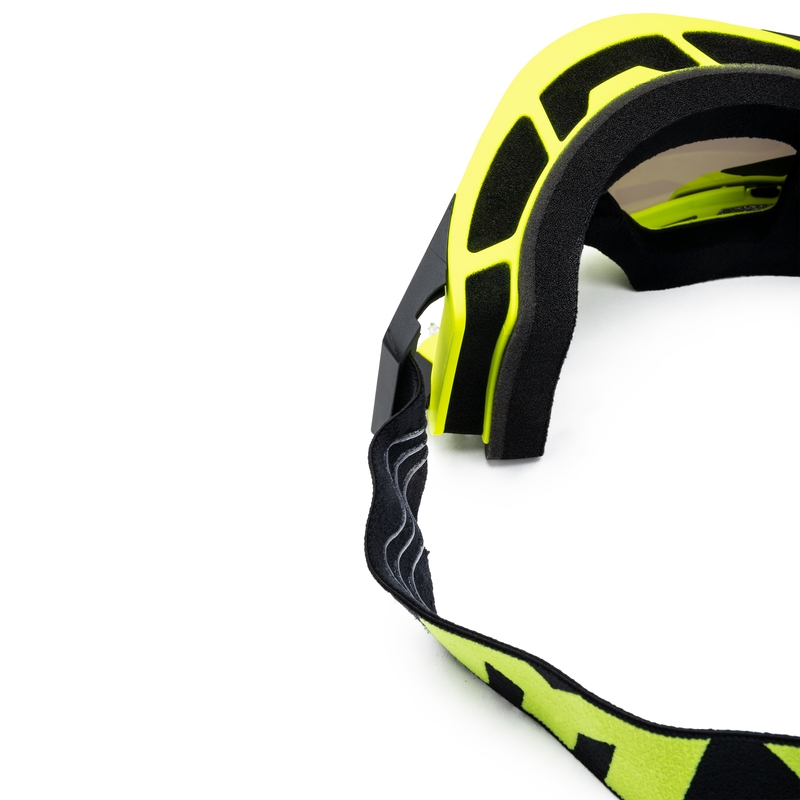 Motocrossbriller iMX Sand gul-sort med iridium plexiglas