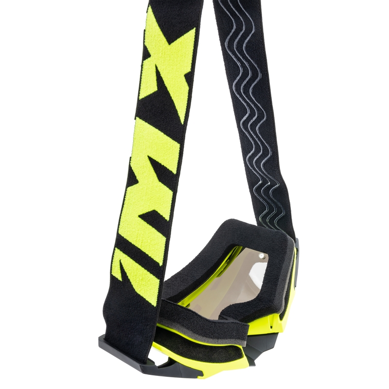 Motocrossbriller iMX Sand gul-sort med iridium plexiglas