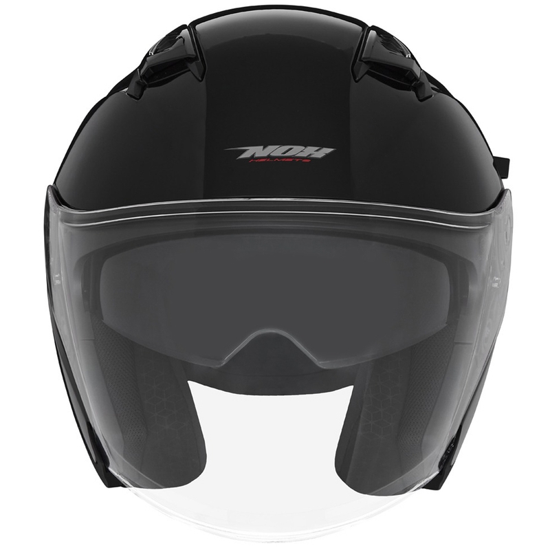 NOX N130 open face motorcykelhjelm sort