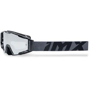 Motocrossbriller iMX Sand grå-sort med iridium plexiglas