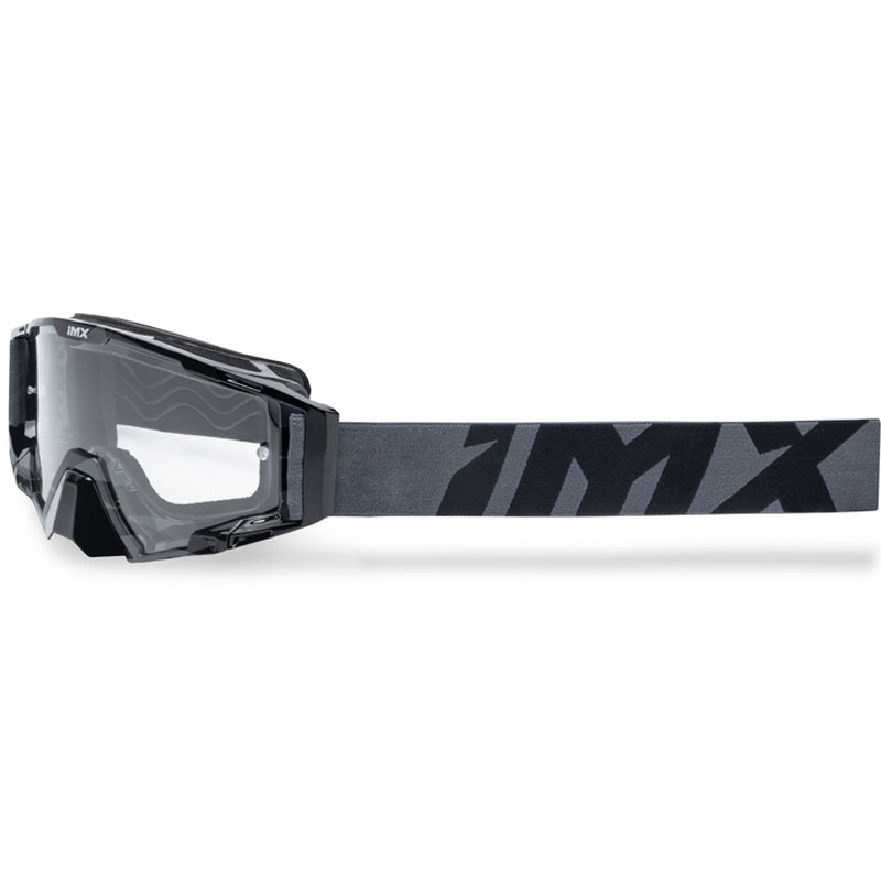 Motocrossbriller iMX Sand grå-sort med iridium plexiglas