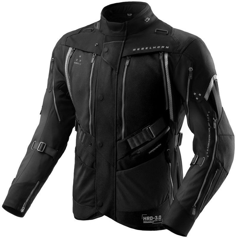 Rebelhorn Hardy 3.0 motorcykeljakke sort