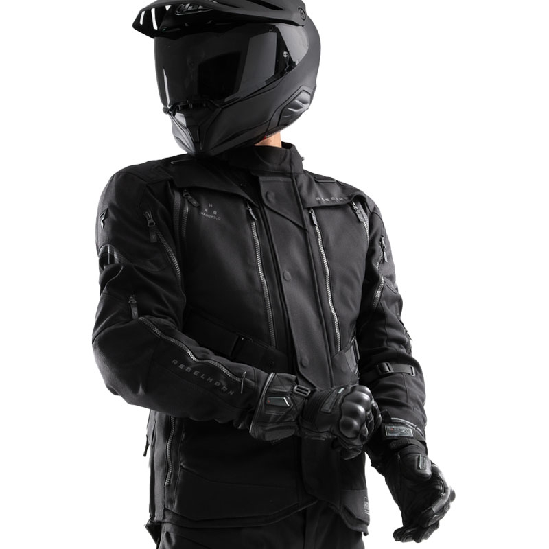 Rebelhorn Hardy 3.0 motorcykeljakke sort
