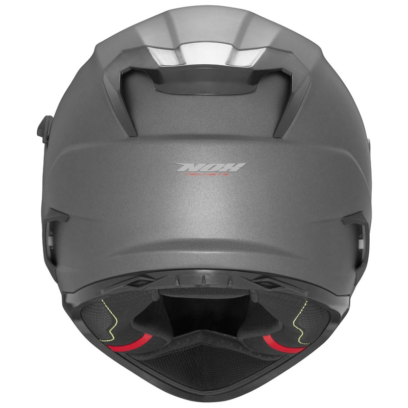NOX N304S helfacade motorcykelhjelm, mat titanium