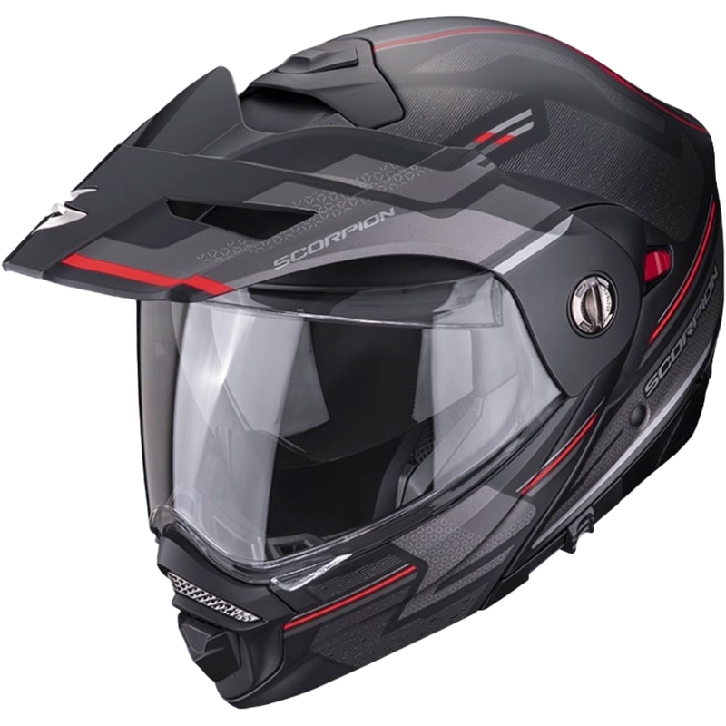 Motorcykelhjelm SCORPION ADX-2 CARRERA mat sort-rød