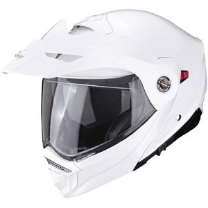 Motorcykelhjelm SCORPION ADX-2 Solid perlehvid