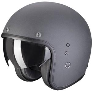 Åben hjelm SCORPION BELFAST EVO GRAPHITE mørkegrå