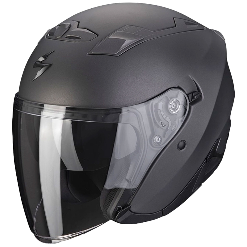 Åben motorcykelhjelm SCORPION EXO-230 Solid mat antracit