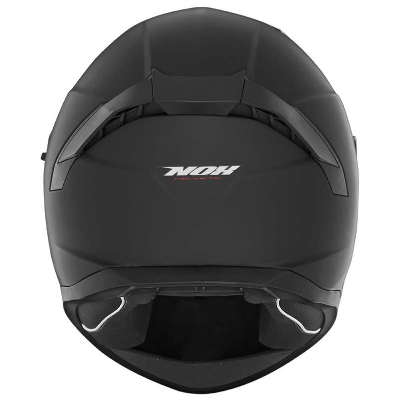 NOX N401 helfacade motorcykelhjelm mat sort