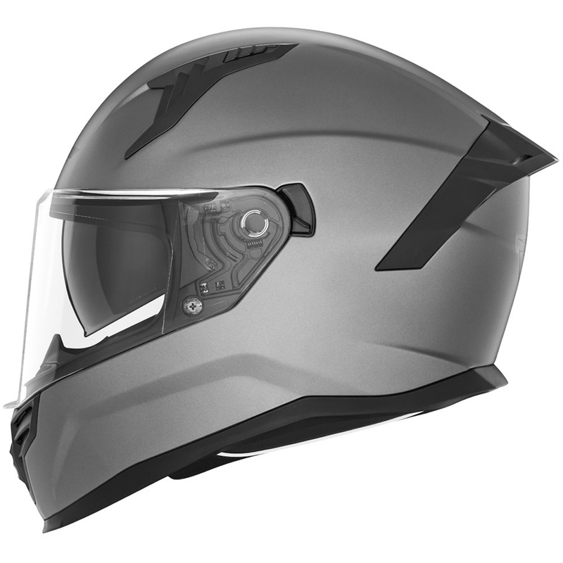 NOX N401 full-face motorcykelhjelm, mat titanium