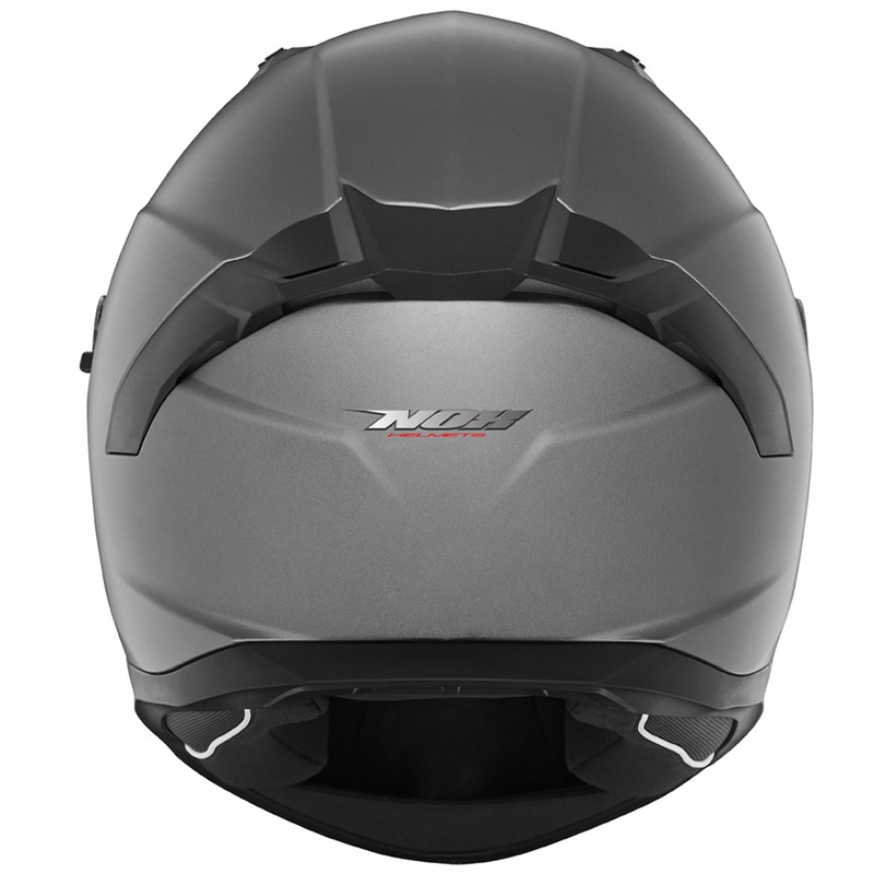 NOX N401 full-face motorcykelhjelm, mat titanium