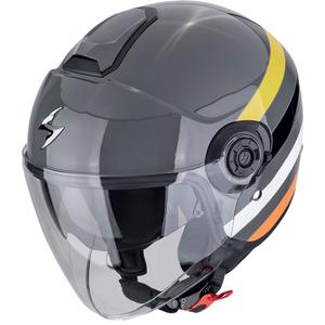 Åben hjelm Scorpion EXO-CITY II BEE grå-gul-sort