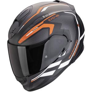 Scorpion EXO-491 KRYPTA motorcykelhjelm mat sort-orange-hvid