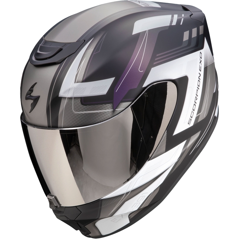 Scorpion EXO-391 Captor fullface motorcykelhjelm matsort kamæleon udsalg