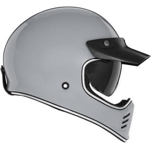 Full-face motorcykelhjelm NOX PREMIUM SEVENTY II grå