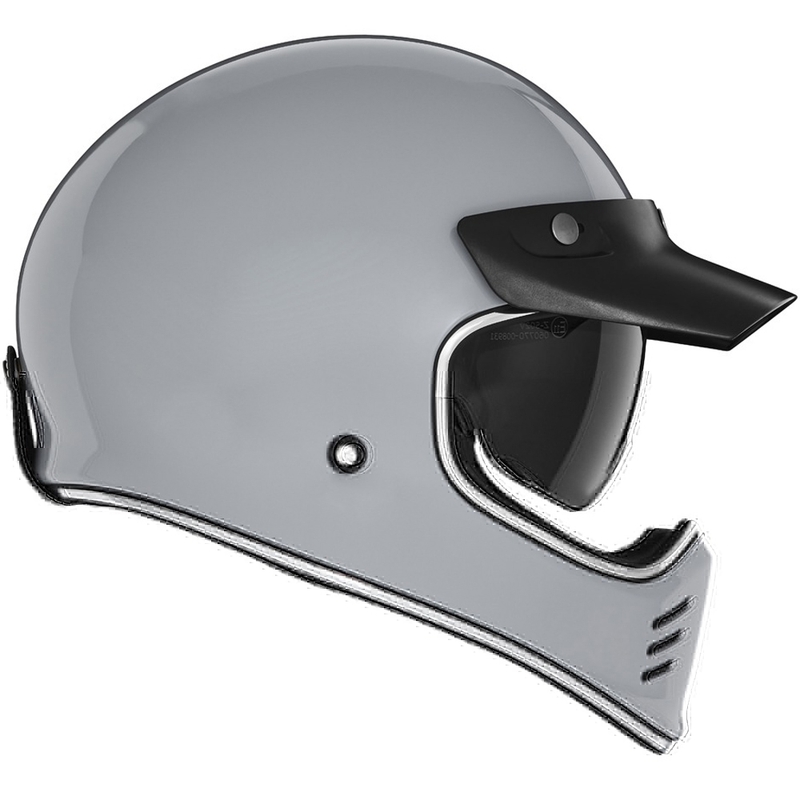 Full-face motorcykelhjelm NOX PREMIUM SEVENTY II grå
