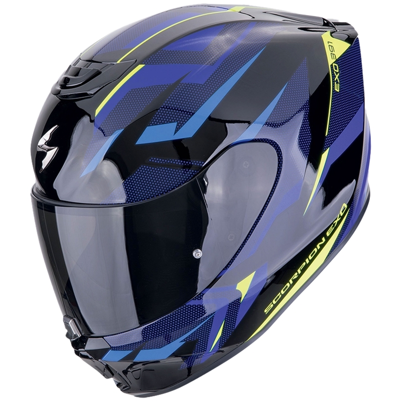 Scorpion EXO-391 AAXO fullface motorcykelhjelm sort-blå