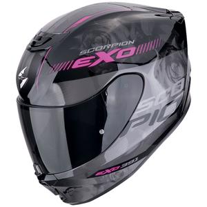 Integral motorcykelhjelm Scorpion EXO-391 AVA sort-pink
