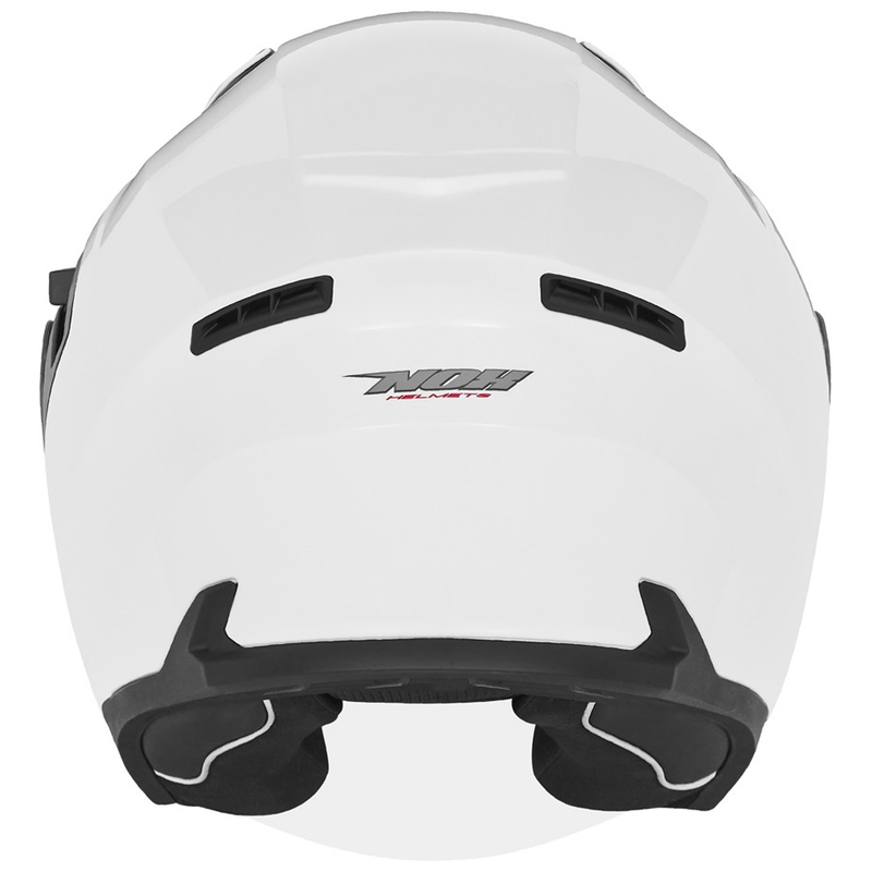 Open face motorcykelhjelm NOX N130 hvid