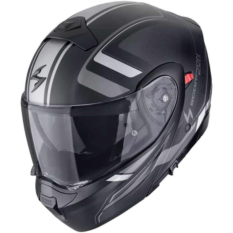 Modulær motorcykelhjelm Scorpion EXO-930 EVO ARDENS mat sort-sølv