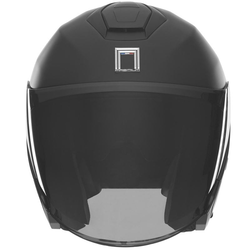 Open face motorcykelhjelm NOX PREMIUM SPY matsort