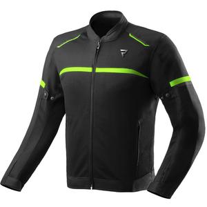 Rebelhorn Echo motorcykeljakke sort-fluo gul