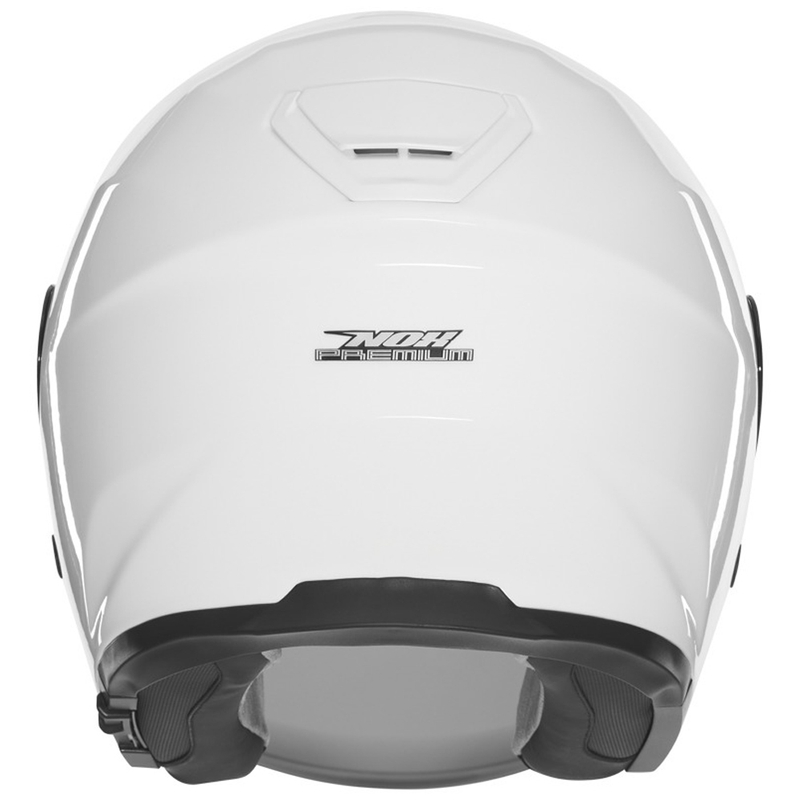 Open face motorcykelhjelm NOX PREMIUM SPY hvid