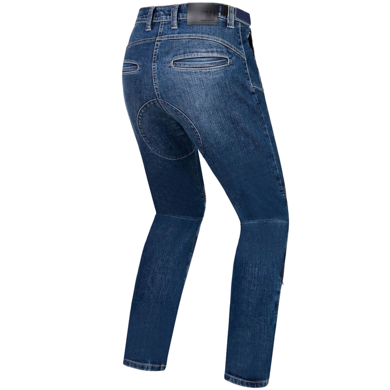 PMJ Dust motorcykel jeans blå udsalg