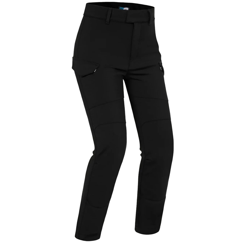 Dame motorcykel jeans PMJ Sidney sort udsalg
