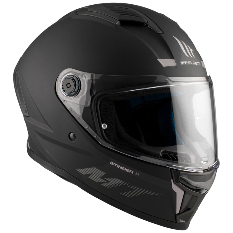 Full face motorcykelhjelm MT Stinger 2 Solid mat sort