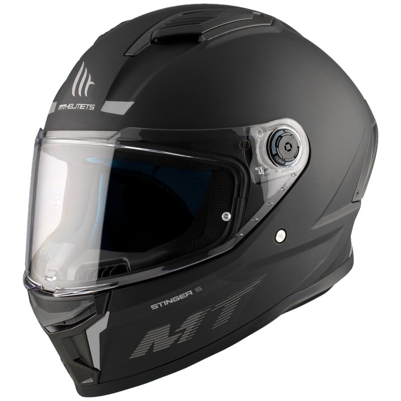 Full face motorcykelhjelm MT Stinger 2 Solid mat sort