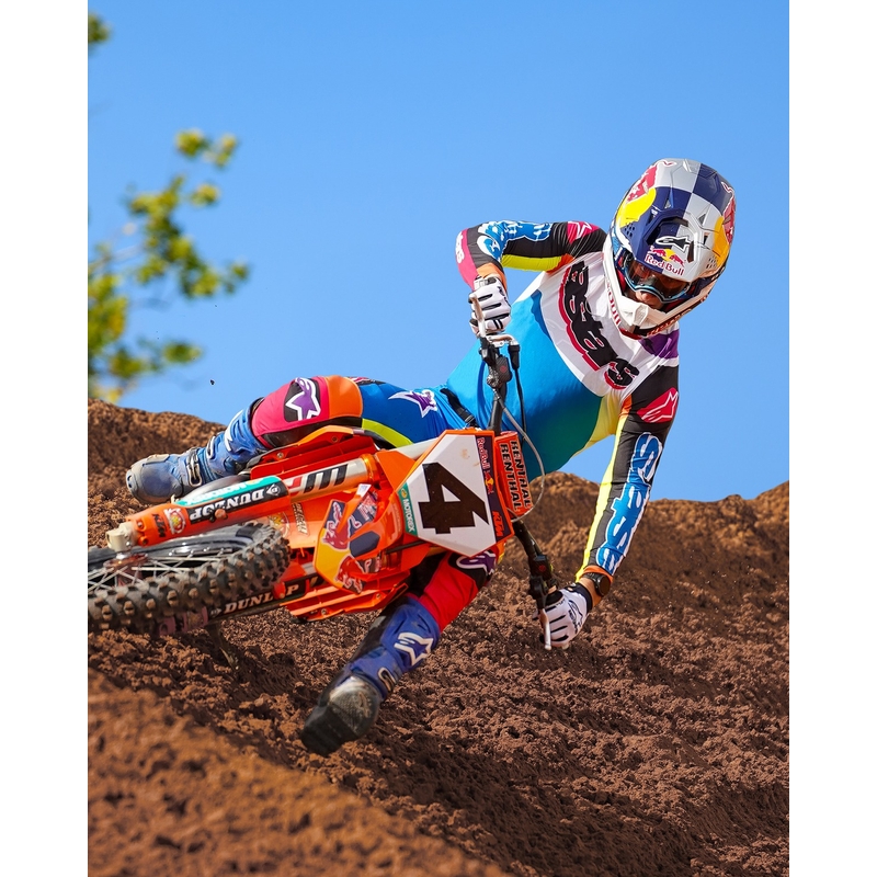 Alpinestars Supertech SX motocrosstrøje limited edition HAY multicolor
