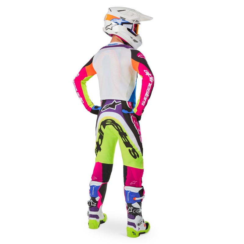 Alpinestars Supertech SX motocrosstrøje limited edition HAY multicolor