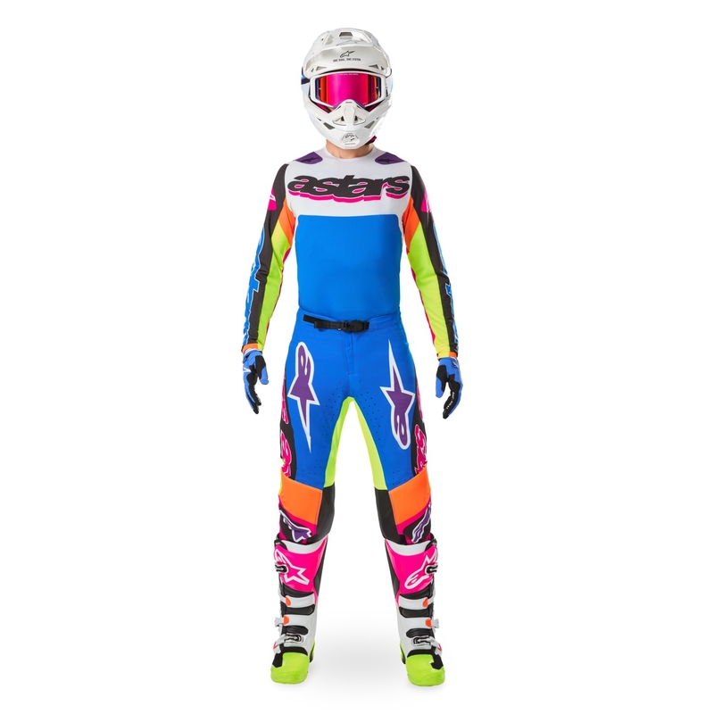 Alpinestars Supertech SX motocrosstrøje limited edition HAY multicolor