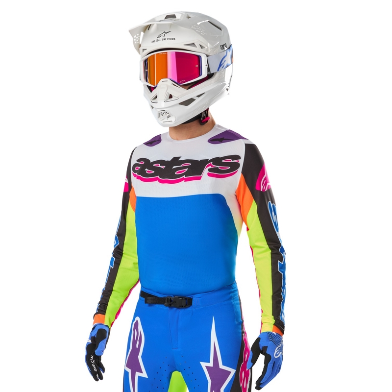 Alpinestars Supertech SX motocrosstrøje limited edition HAY multicolor