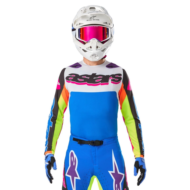 Alpinestars Supertech SX motocrosstrøje limited edition HAY multicolor