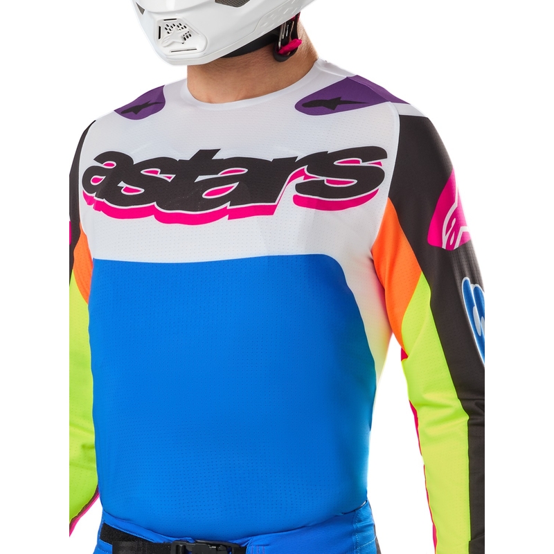 Alpinestars Supertech SX motocrosstrøje limited edition HAY multicolor