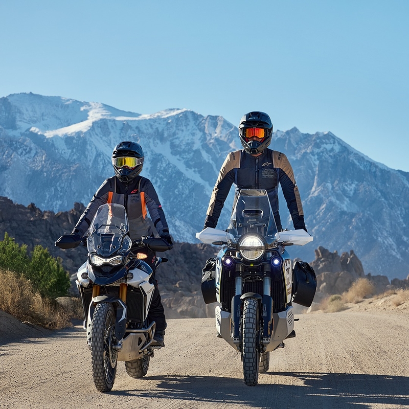 Alpinestars ST-2 Air motorcykeljakke mørkeblå-mørk khaki-sort