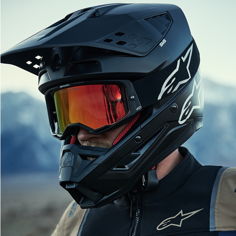 Alpinestars ST-2 Air motorcykeljakke mørkeblå-mørk khaki-sort