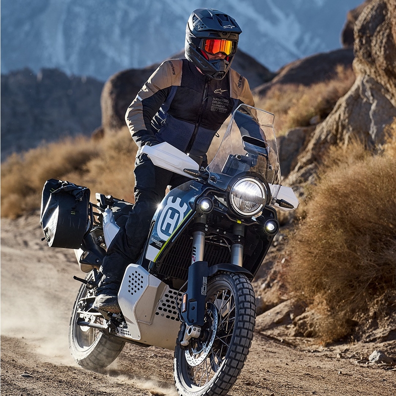 Alpinestars ST-2 Air motorcykeljakke mørkeblå-mørk khaki-sort