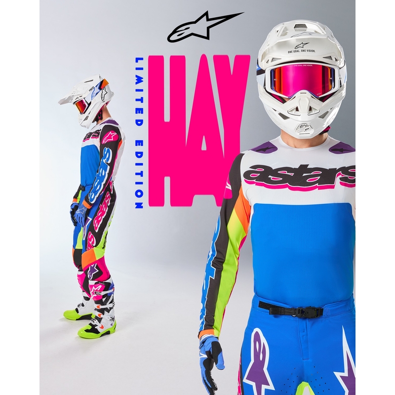 Alpinestars SUPERTECH motocross bukser limited edition HAY multicolor