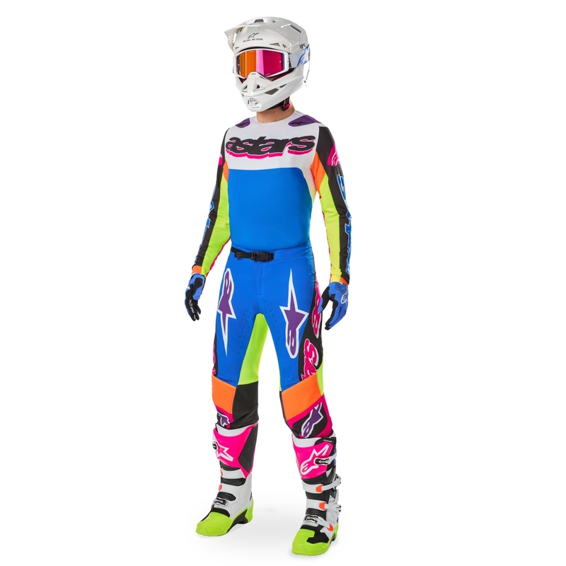 Alpinestars SUPERTECH motocross bukser limited edition HAY multicolor