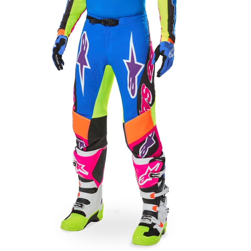 Alpinestars SUPERTECH motocross bukser limited edition HAY multicolor