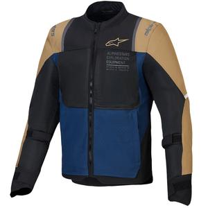 Alpinestars ST-2 Air motorcykeljakke mørkeblå-mørk khaki-sort