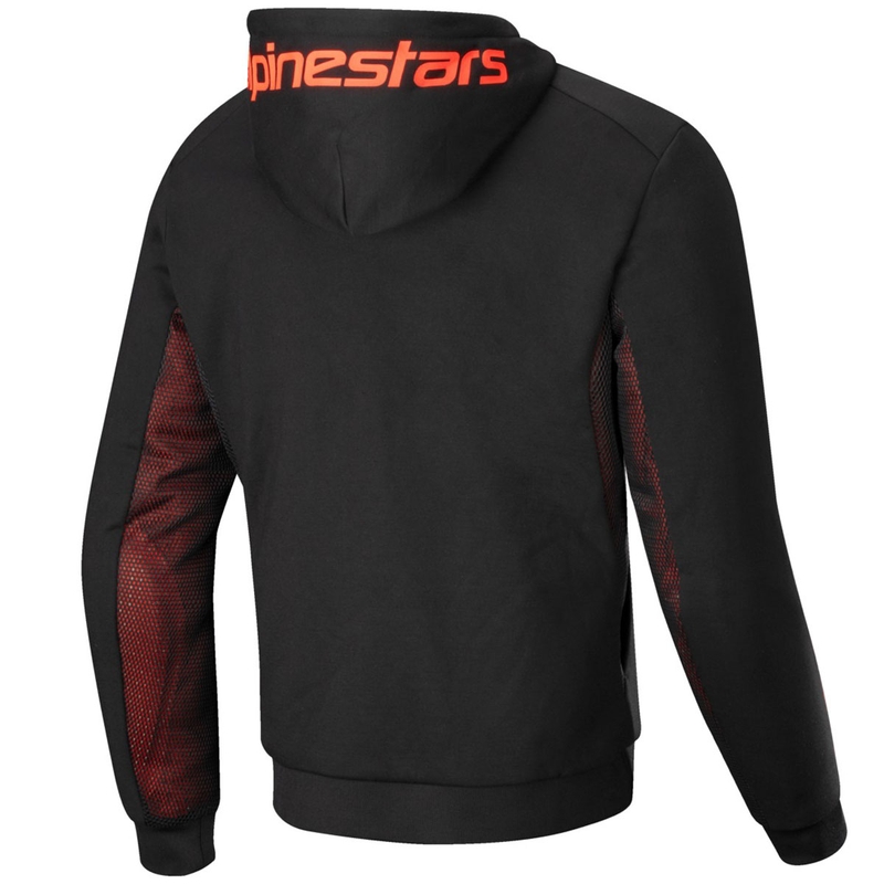 Alpinestars Chrome Air Sport motorcykel sweatshirt sort-rød
