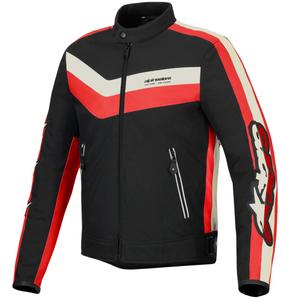 Alpinestars T-Dyno Vandtæt motorcykeljakke Sort-Rød-Beige