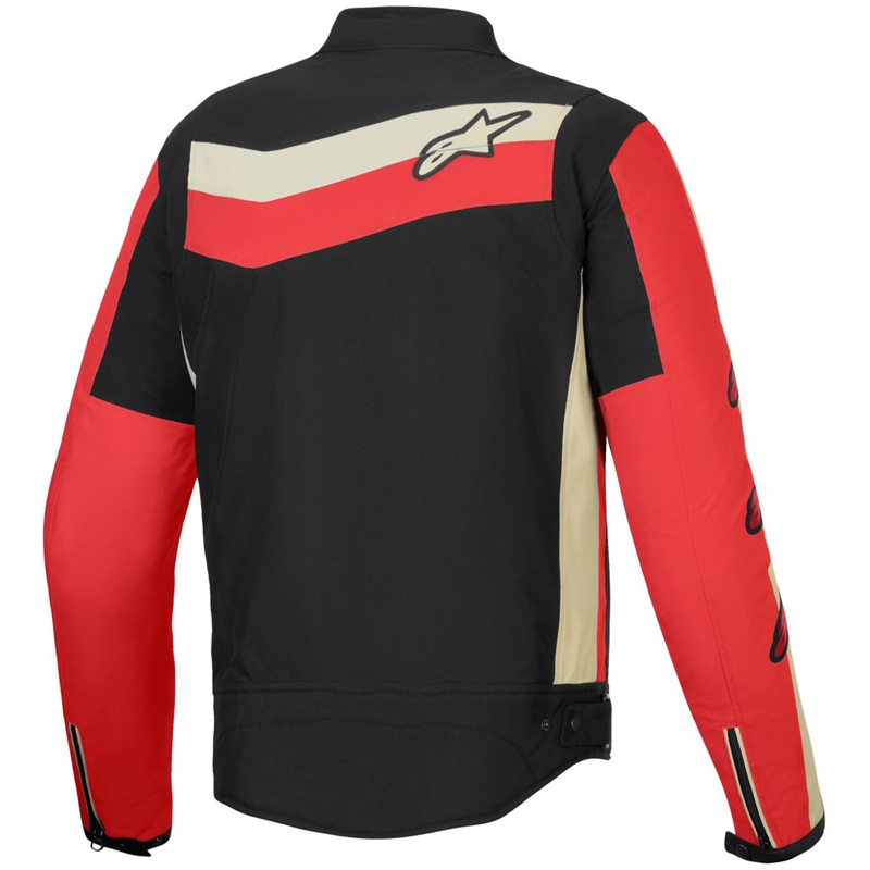 Alpinestars T-Dyno Vandtæt motorcykeljakke Sort-Rød-Beige
