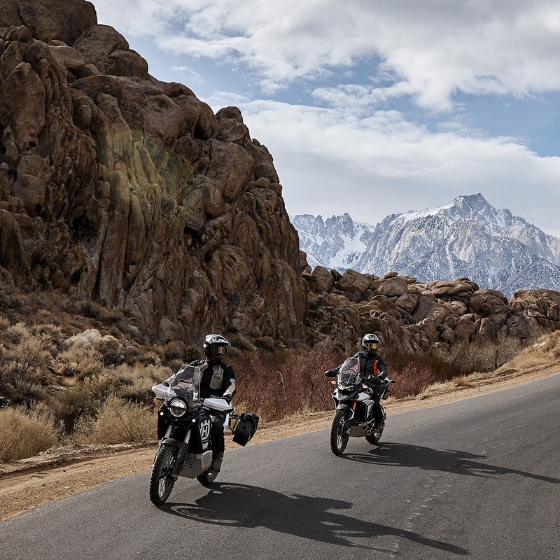 Alpinestars Andes Air Drystar motorcykeljakke sort-grå grøn-blå